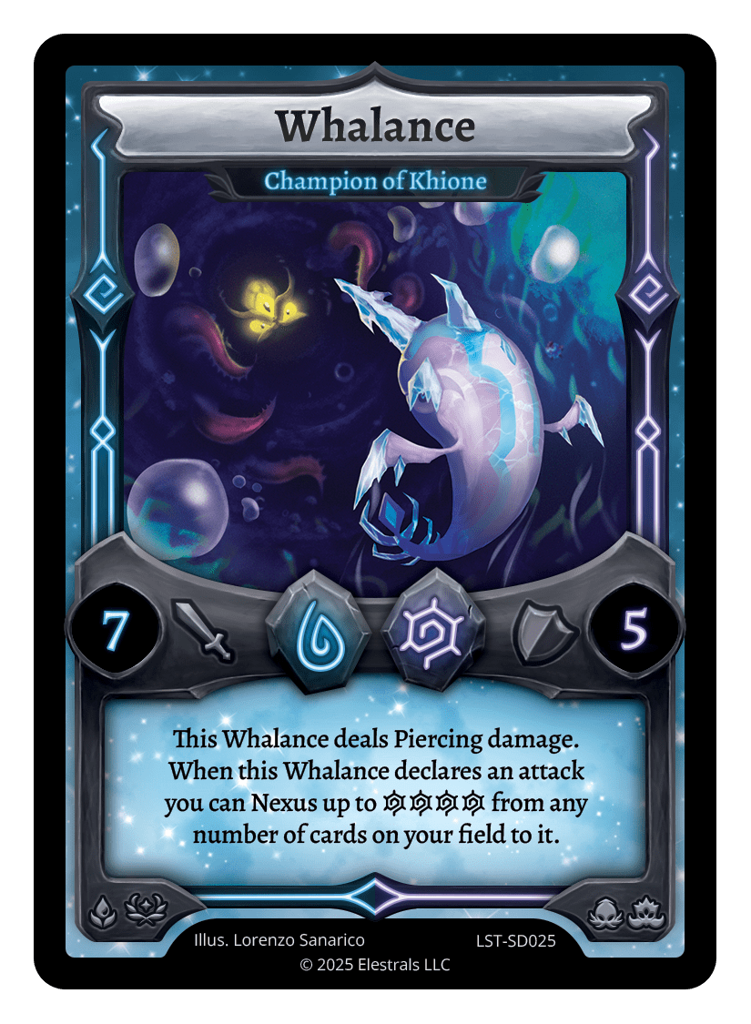 Whalance - Champion of Khione - LST-SD025
